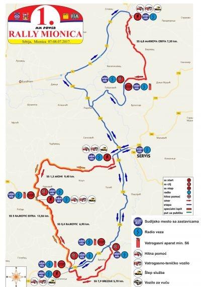 karta mionica rally