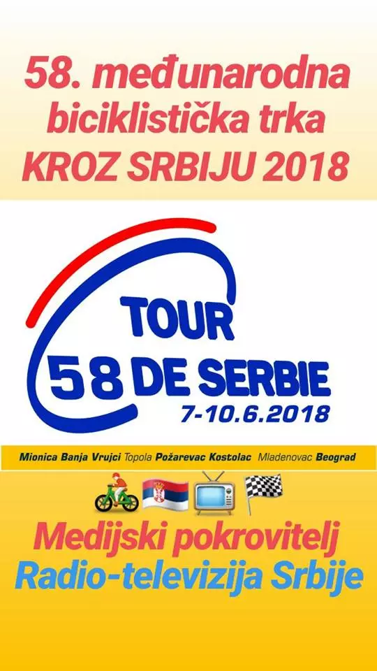 promo plakat biciklisticke trke kroz srbiju