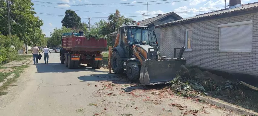 radovi na rehabilitaciji trotoara u mionici