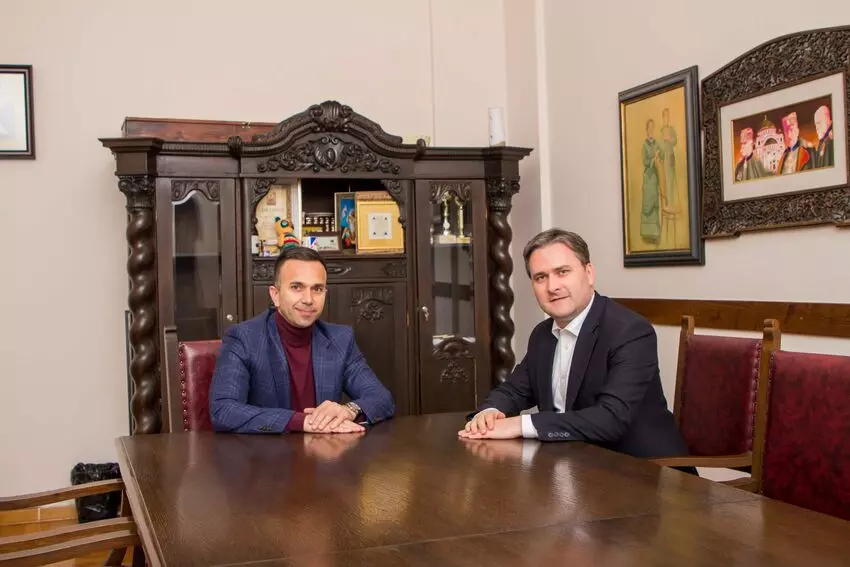 ministar nikola selakovic i predsednik opstine moinica boban jankovic