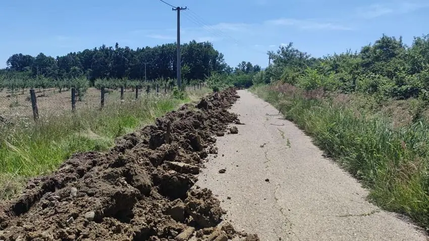 radovi na izgradnji razvodne mreze u klasnicu